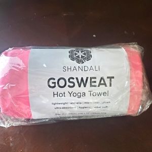 Hot Pink Shandali Hot Yoga Towel